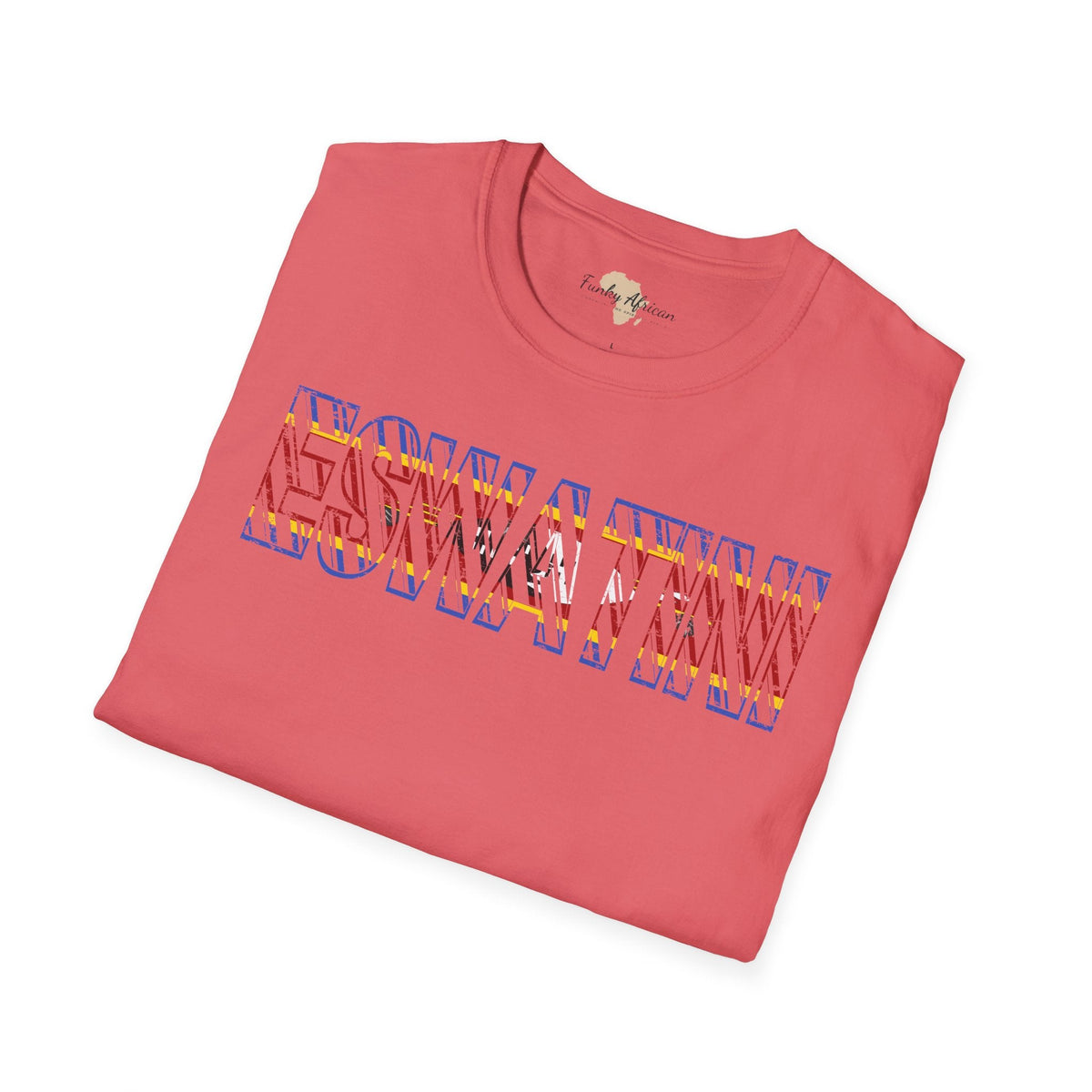 Eswatini text unisex softstyle tee Funky African