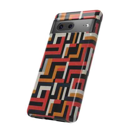 African Print Google Pixel Tough Cases