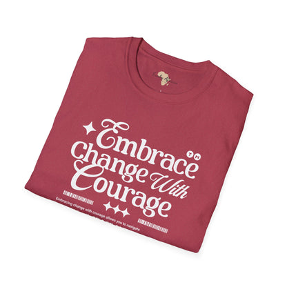 Embrace change unisex softstyle tee