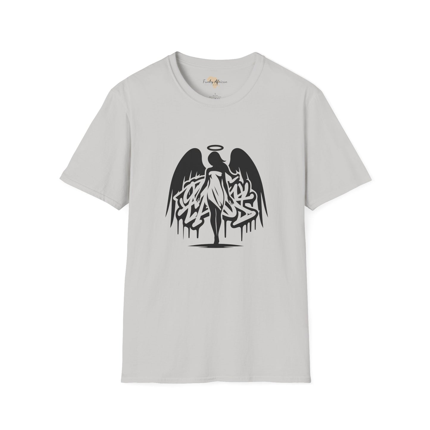 Angel graffiti unisex softstyle tee