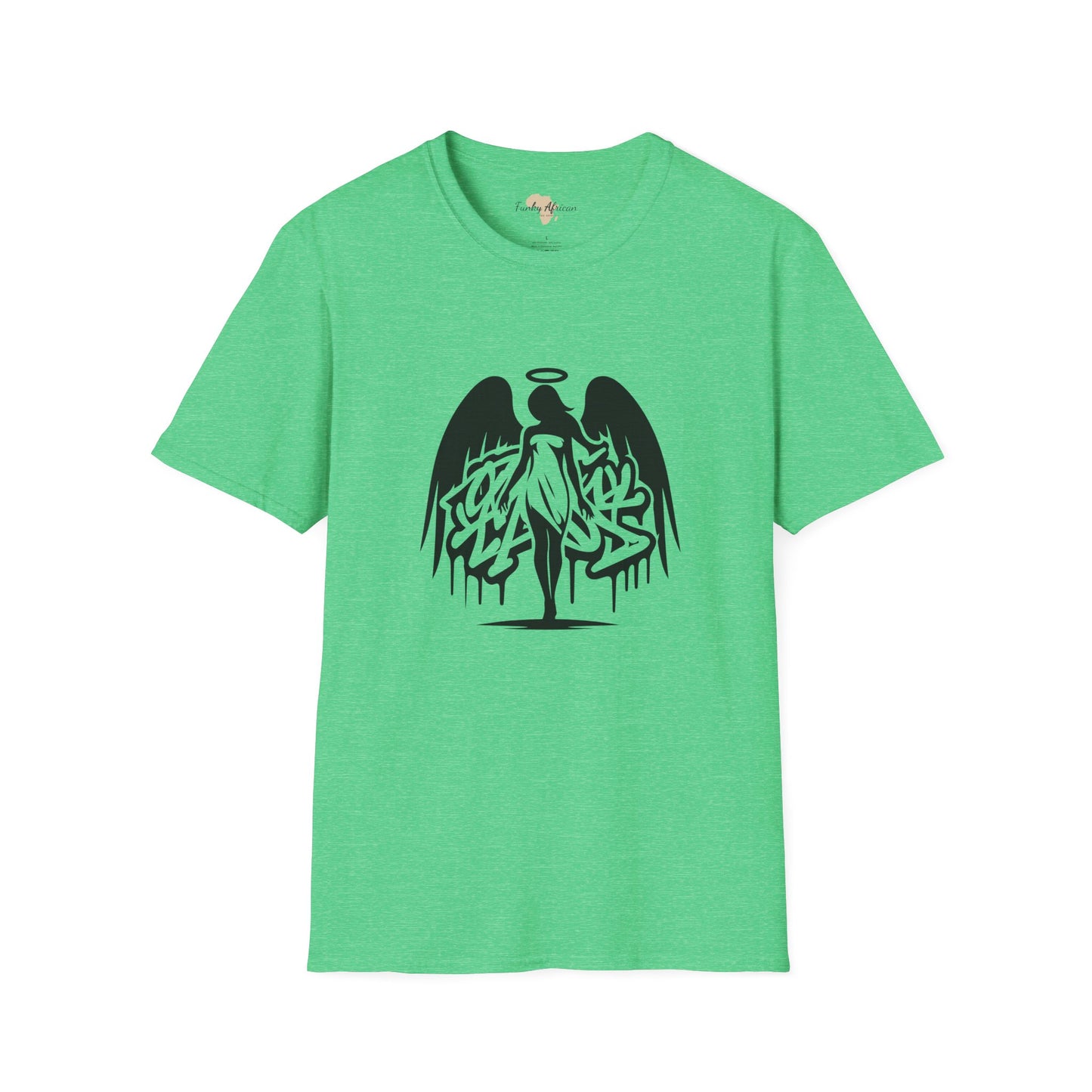 Angel graffiti unisex softstyle tee