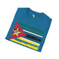 Mozambique strip unisex softstyle tee Funky African