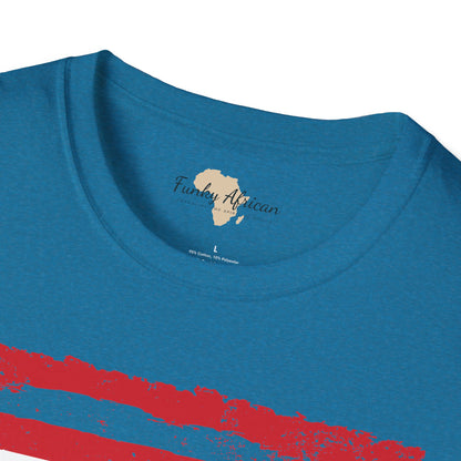 Gambia strip unisex softstyle tee