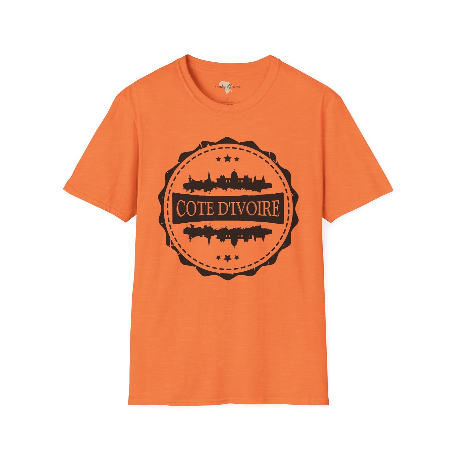 Côte d'Ivoire Stamp unisex tee