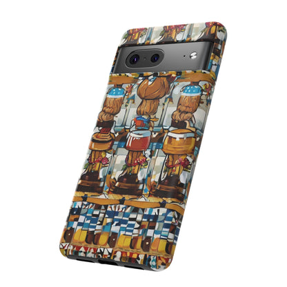 African Print Google Pixel Tough Cases