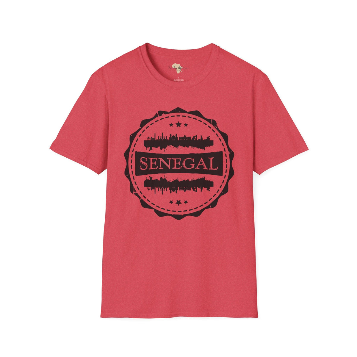 Senegal Stamp unisex tee Funky African