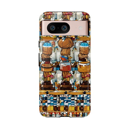 African Print Google Pixel Tough Cases