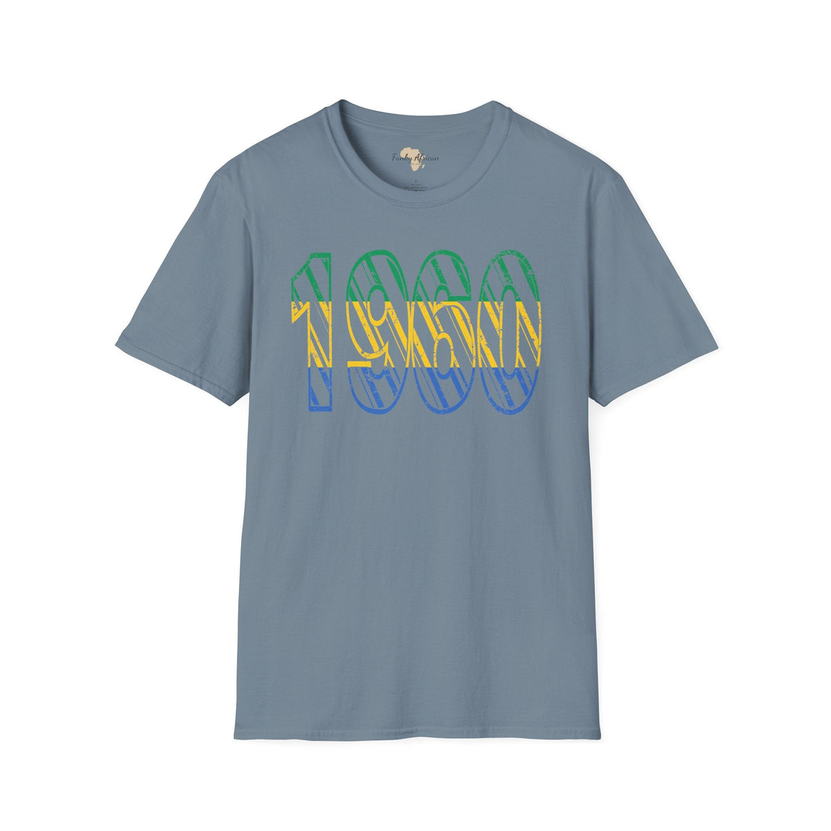 Gabon year unisex softstyle tee Funky African