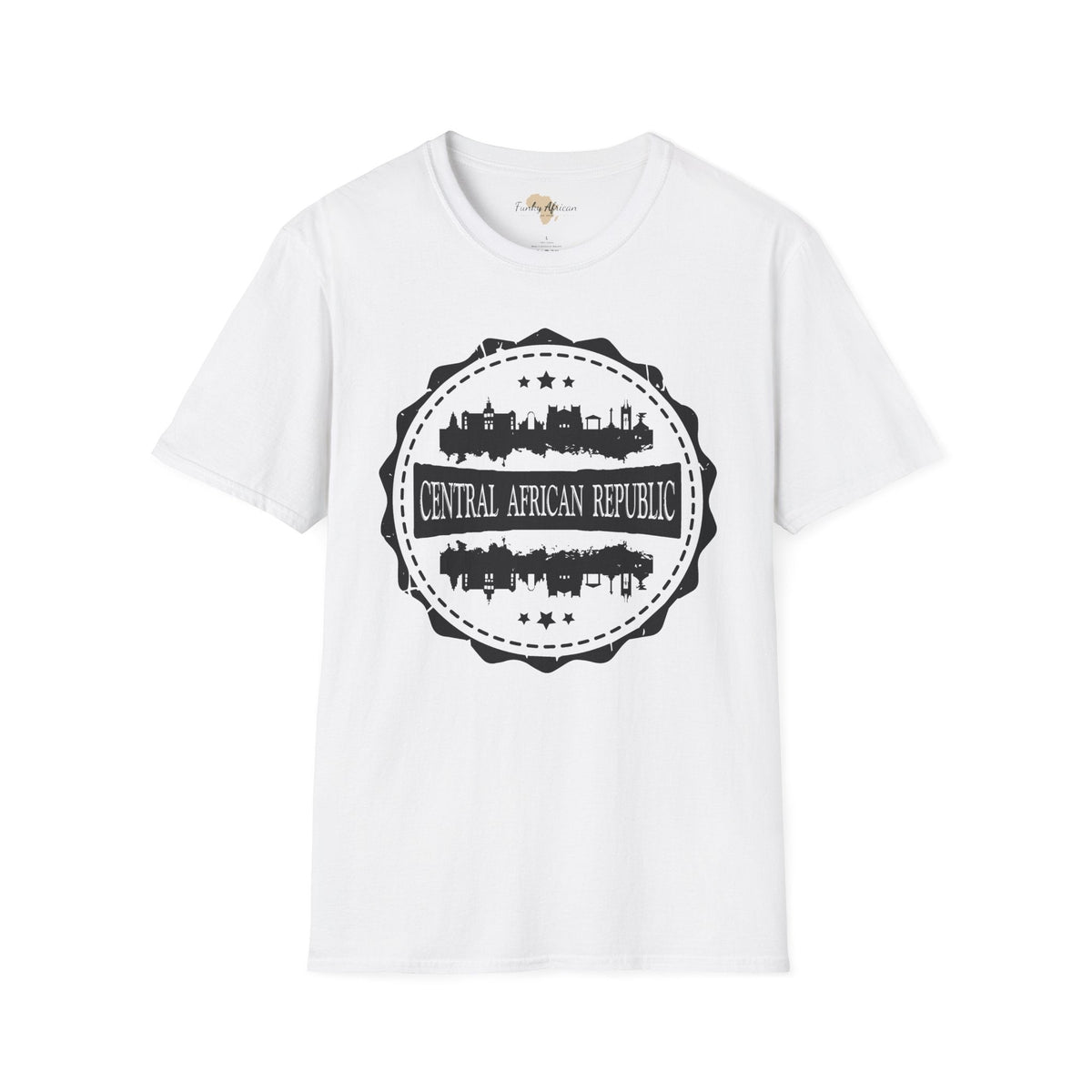 Central African Republic Stamp unisex tee Funky African
