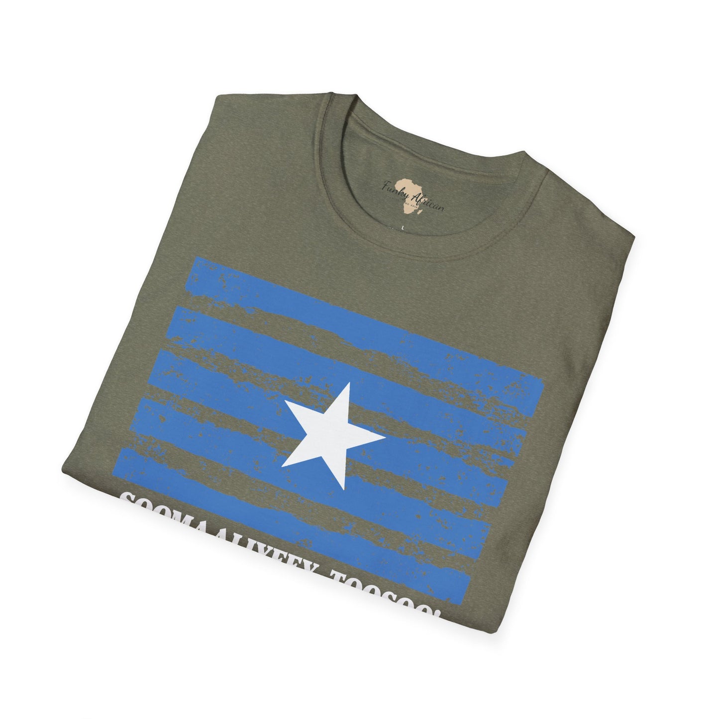 Somalia strip unisex softstyle tee