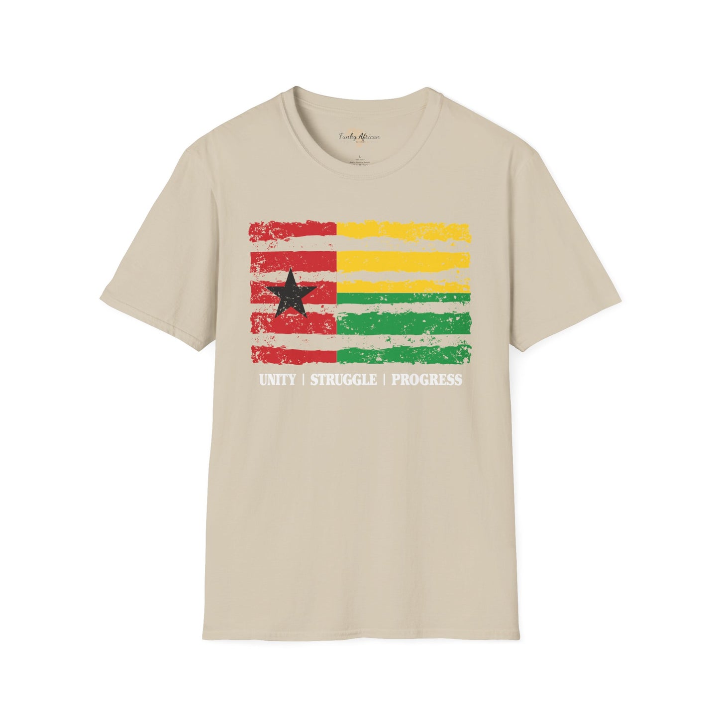 Guinea-Bissau strip unisex softstyle tee