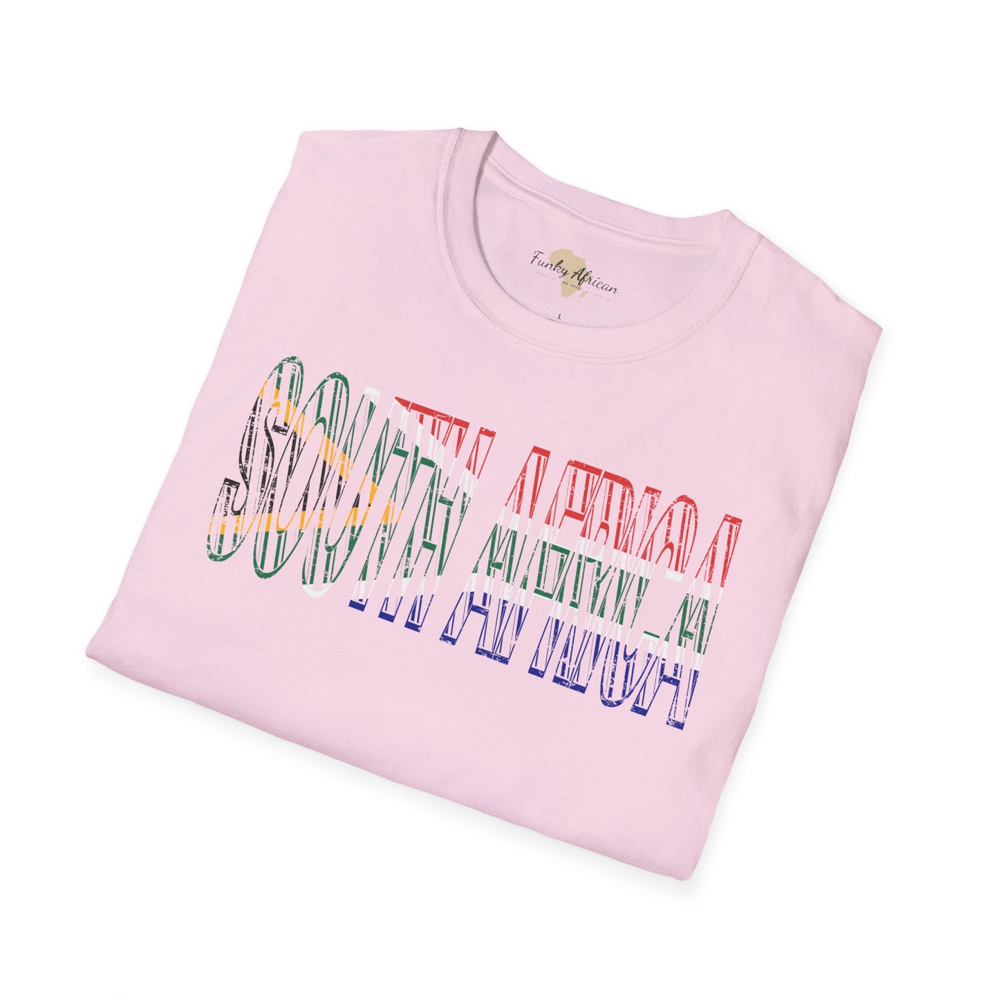 South African text unisex softstyle tee