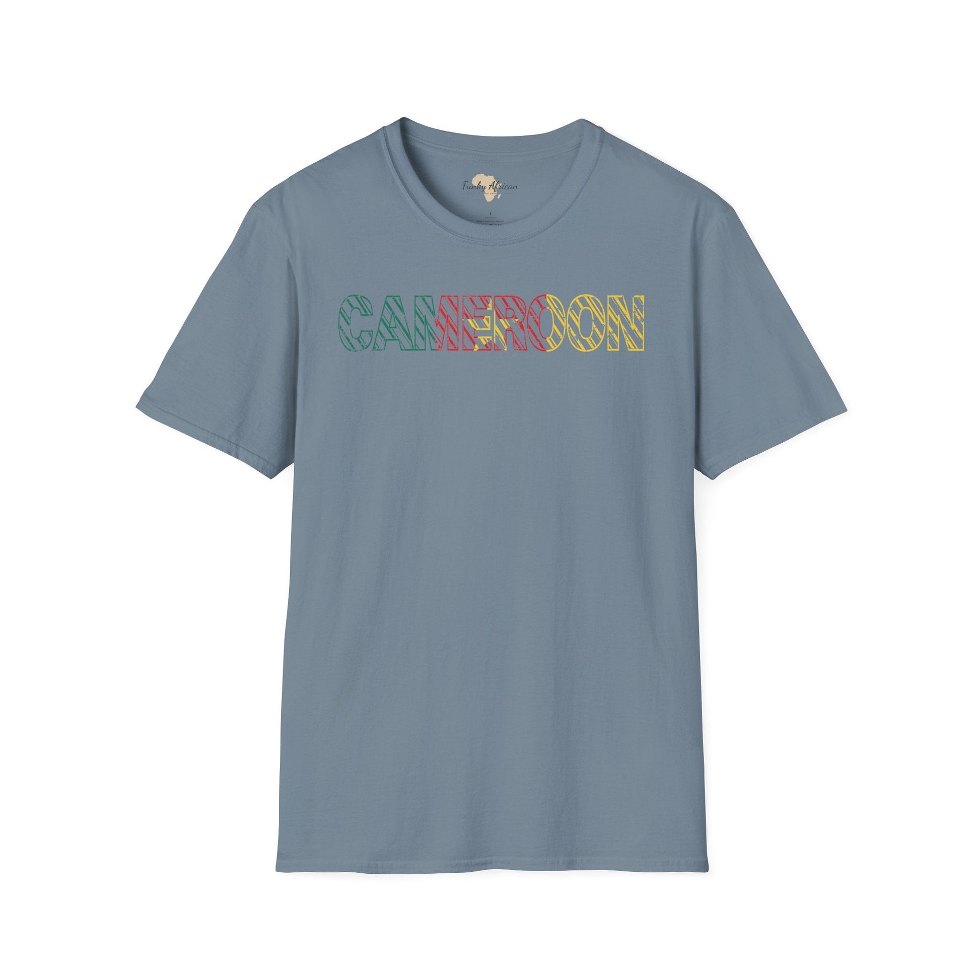 Cameroon text unisex softstyle tee Funky African