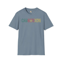 Cameroon text unisex softstyle tee Funky African