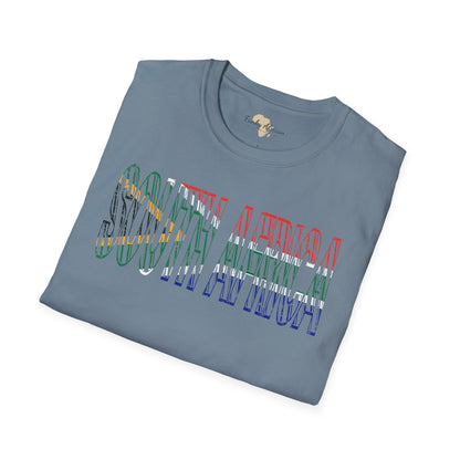 South African text unisex softstyle tee