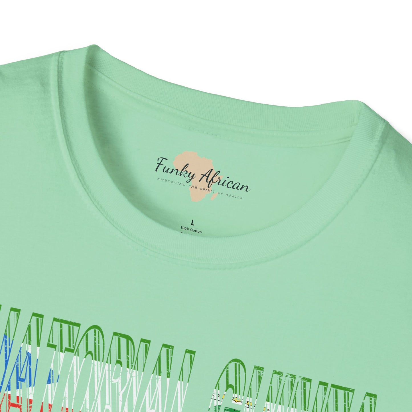 Equatorial Guinea text unisex softstyle tee