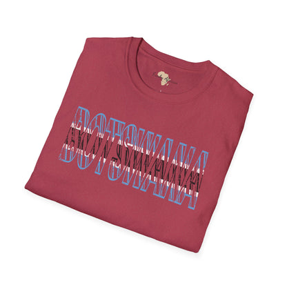 Botswana text unisex softstyle tee