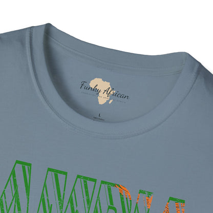 Zambia text unisex softstyle tee