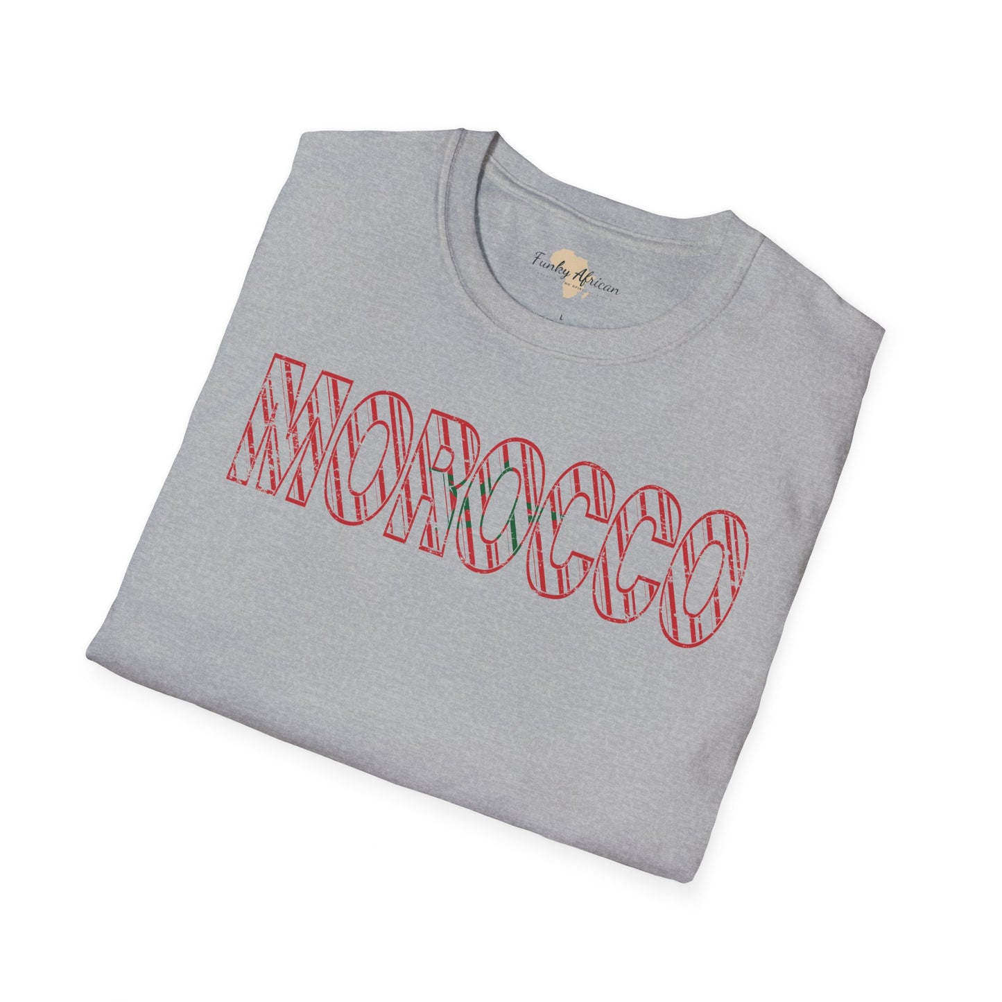 Morocco text unisex softstyle tee