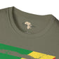 Republic of the Congo strip unisex softstyle tee Funky African