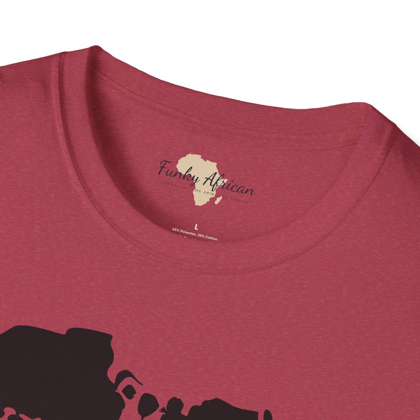 African map unisex softstyle tee