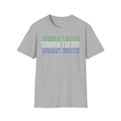 Sierra Leone text unisex softstyle tee