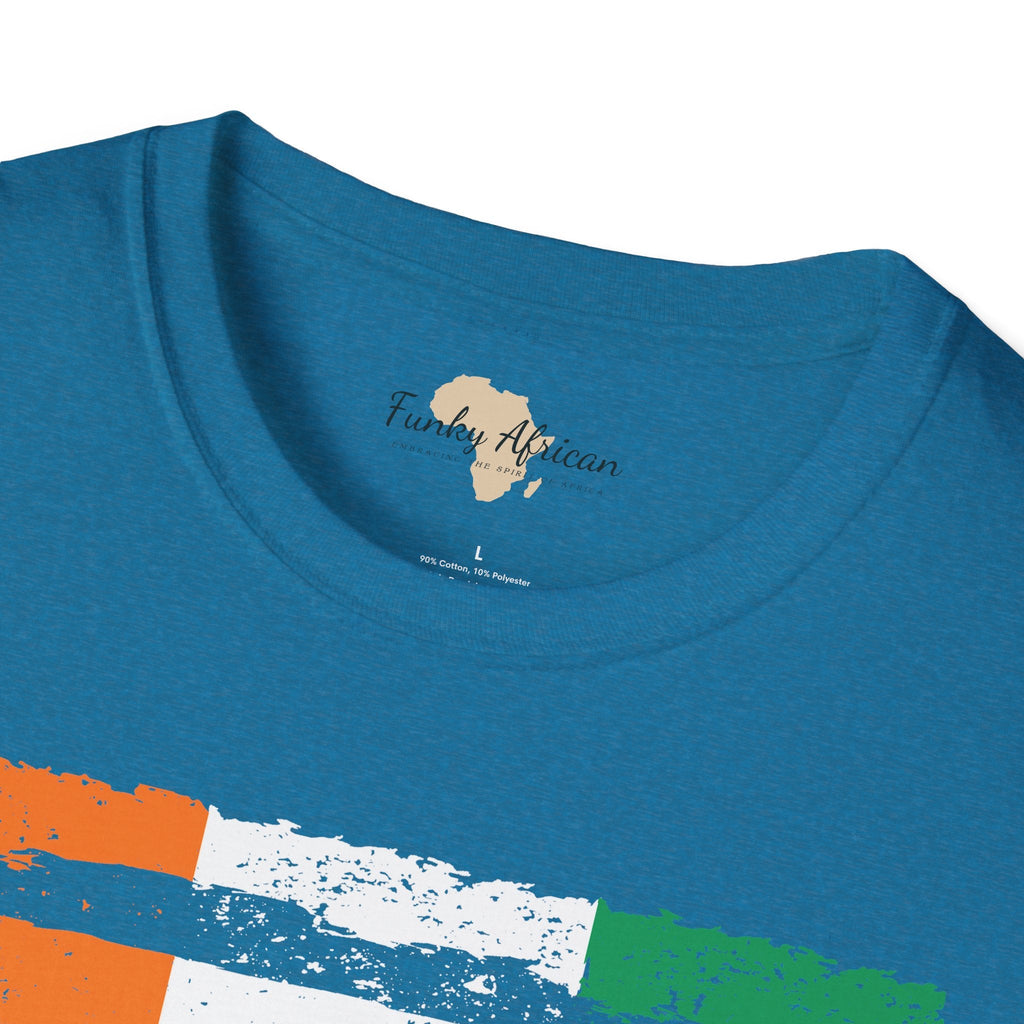 Côte d'Ivoire strip unisex softstyle tee Funky African