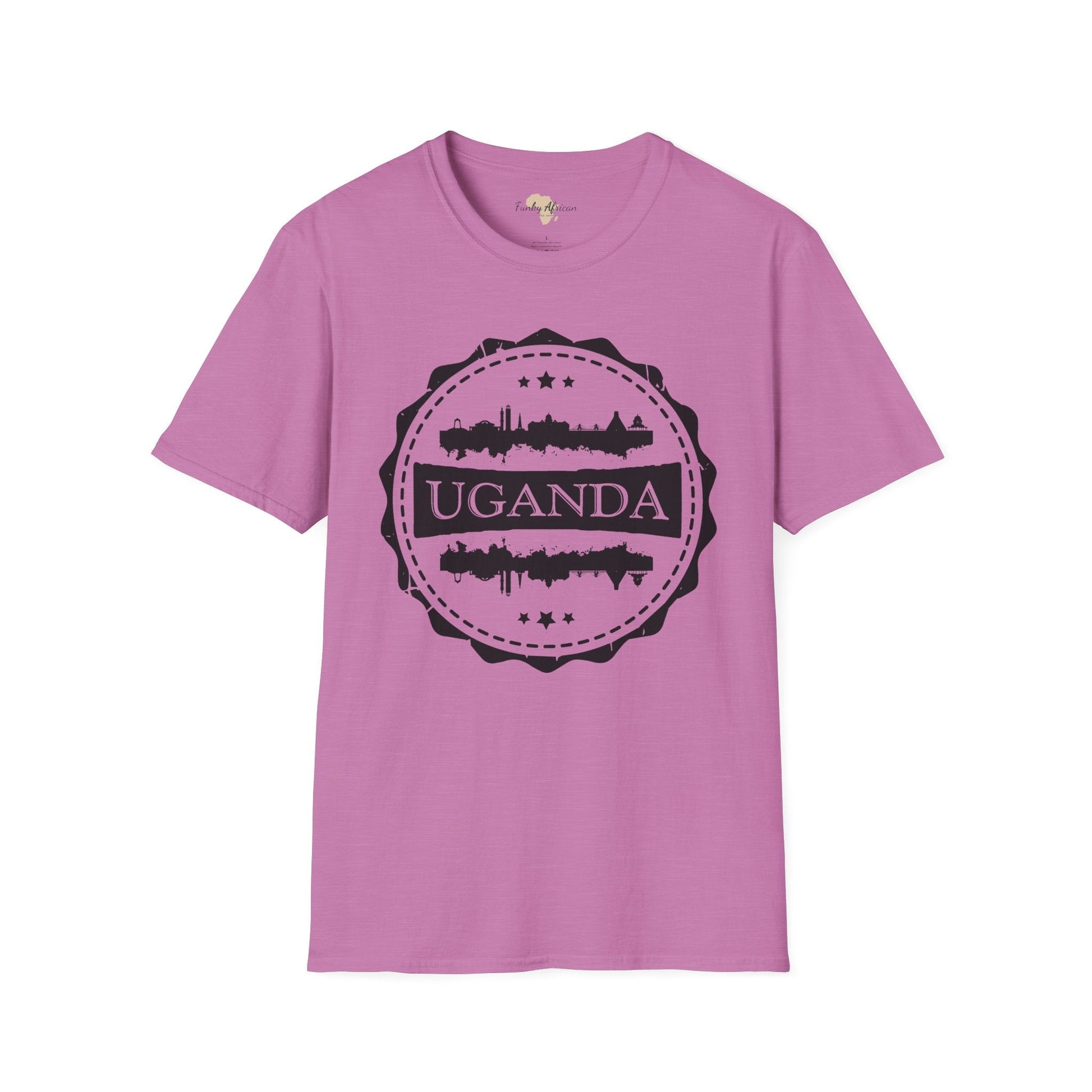 Uganda Stamp unisex tee Printify