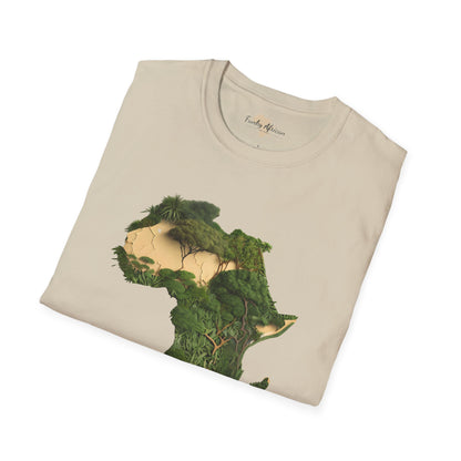 African forest unisex softstyle tee