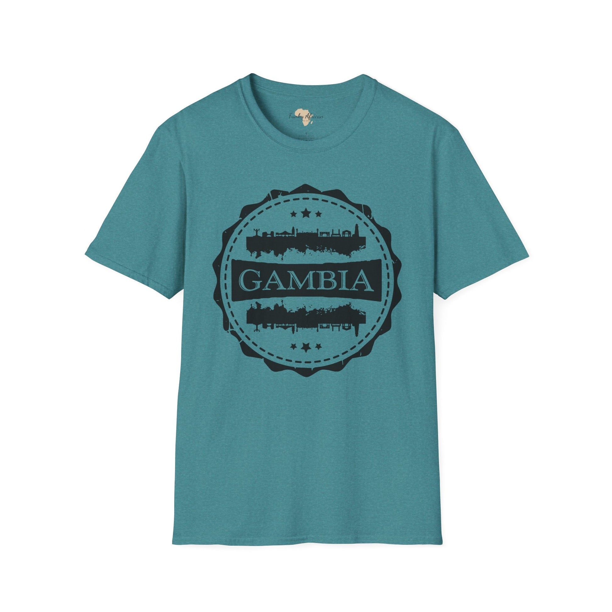 Gambia Stamp unisex tee Funky African