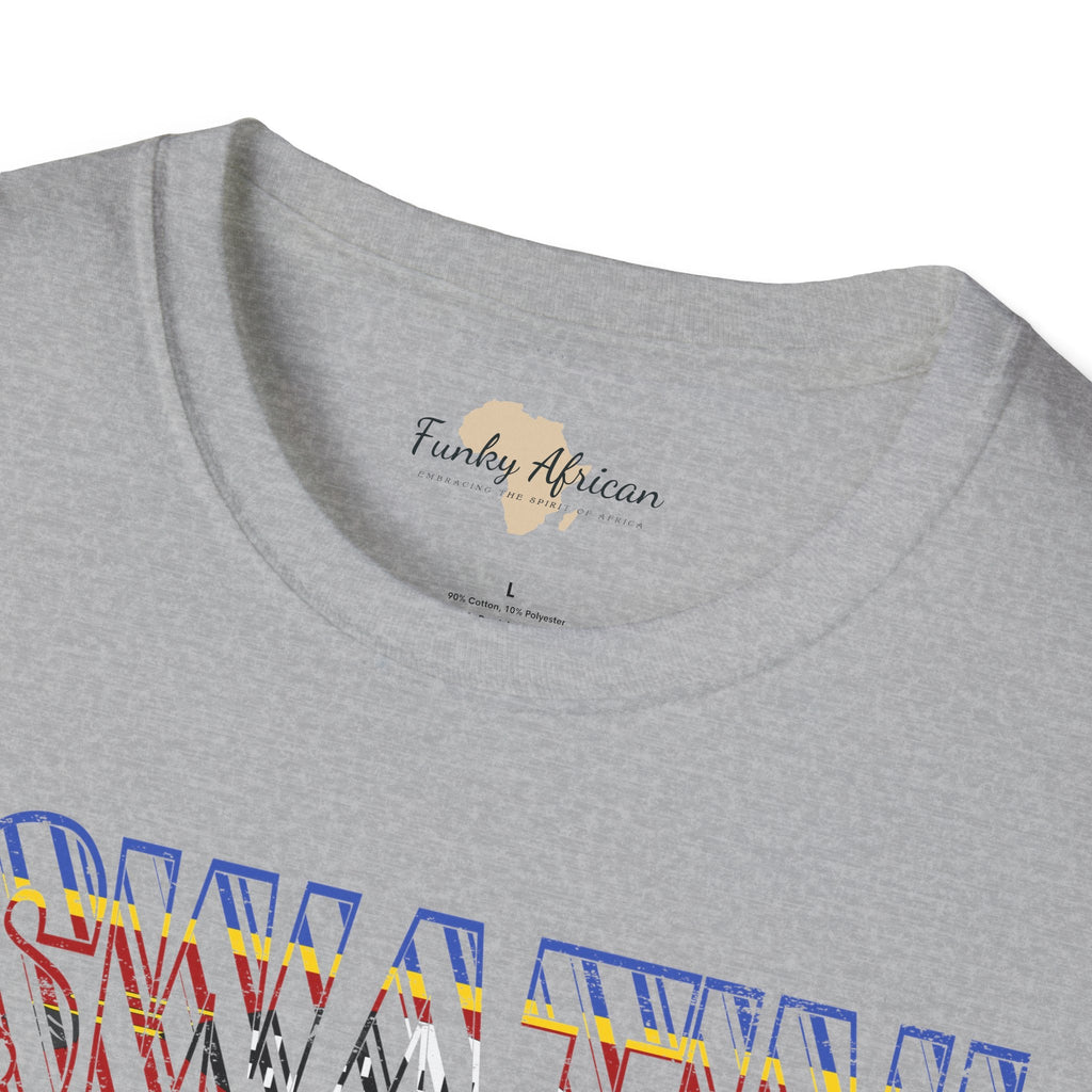Eswatini text unisex softstyle tee Funky African