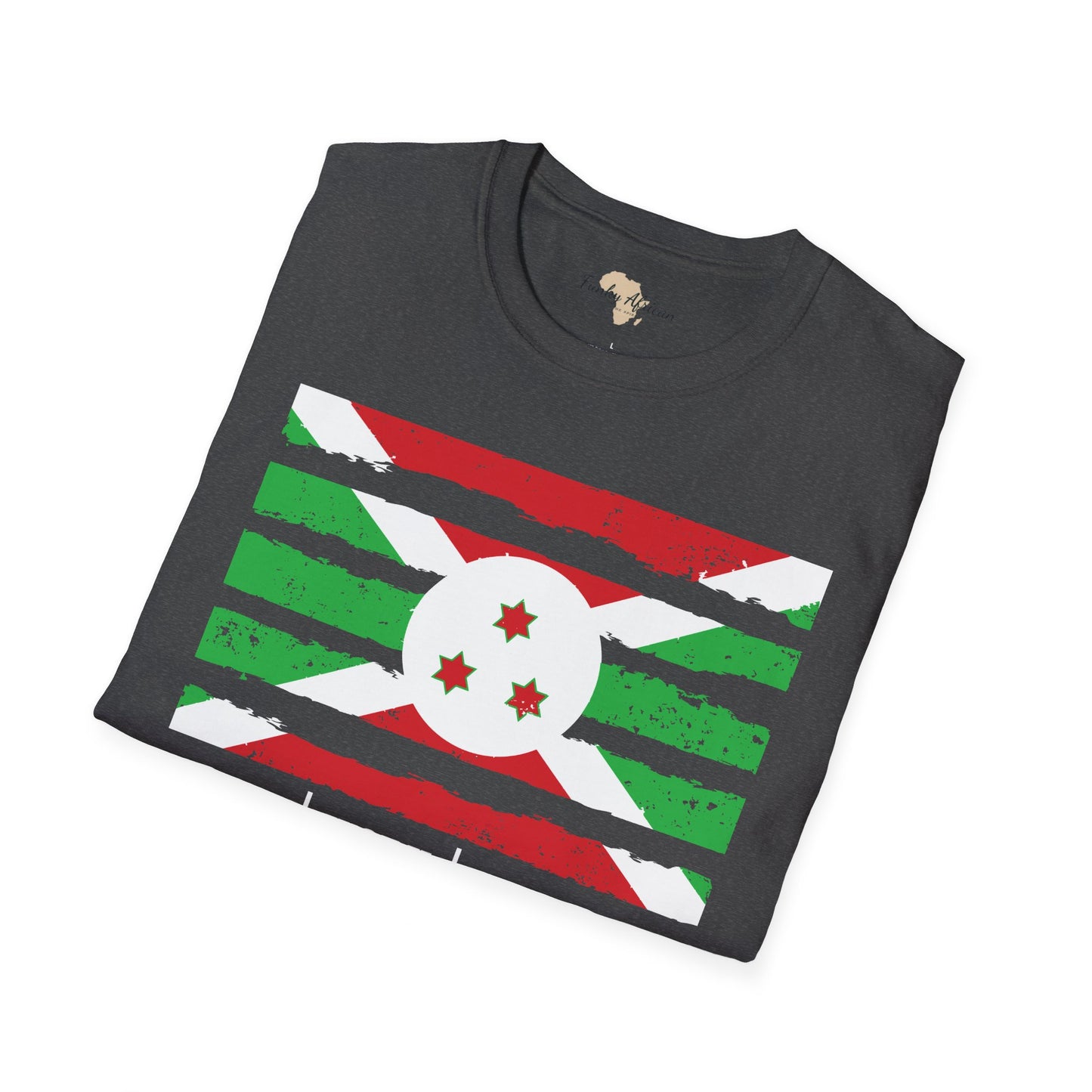 Burundi strip unisex softstyle tee