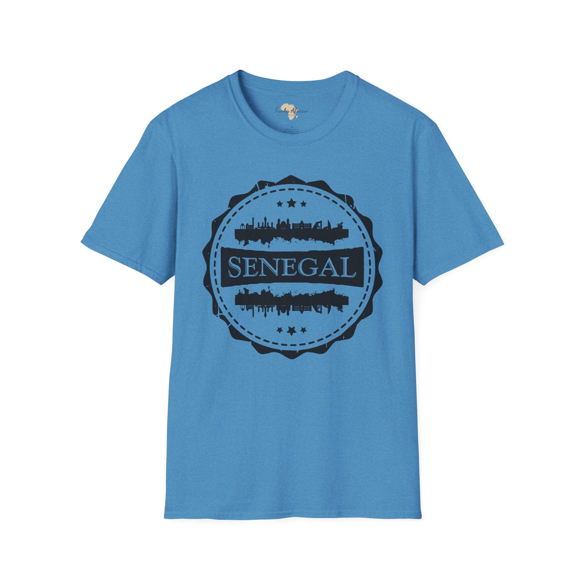 Senegal Stamp unisex tee Funky African