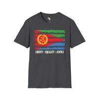 Eritrea strip unisex softstyle tee Funky African