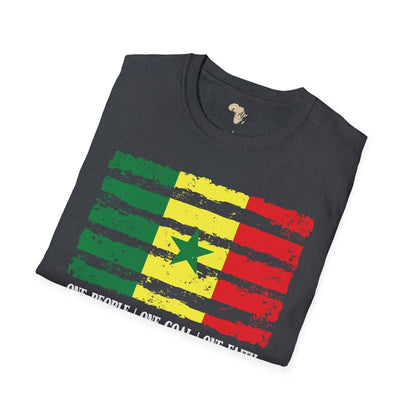 Senegal strip unisex softstyle tee