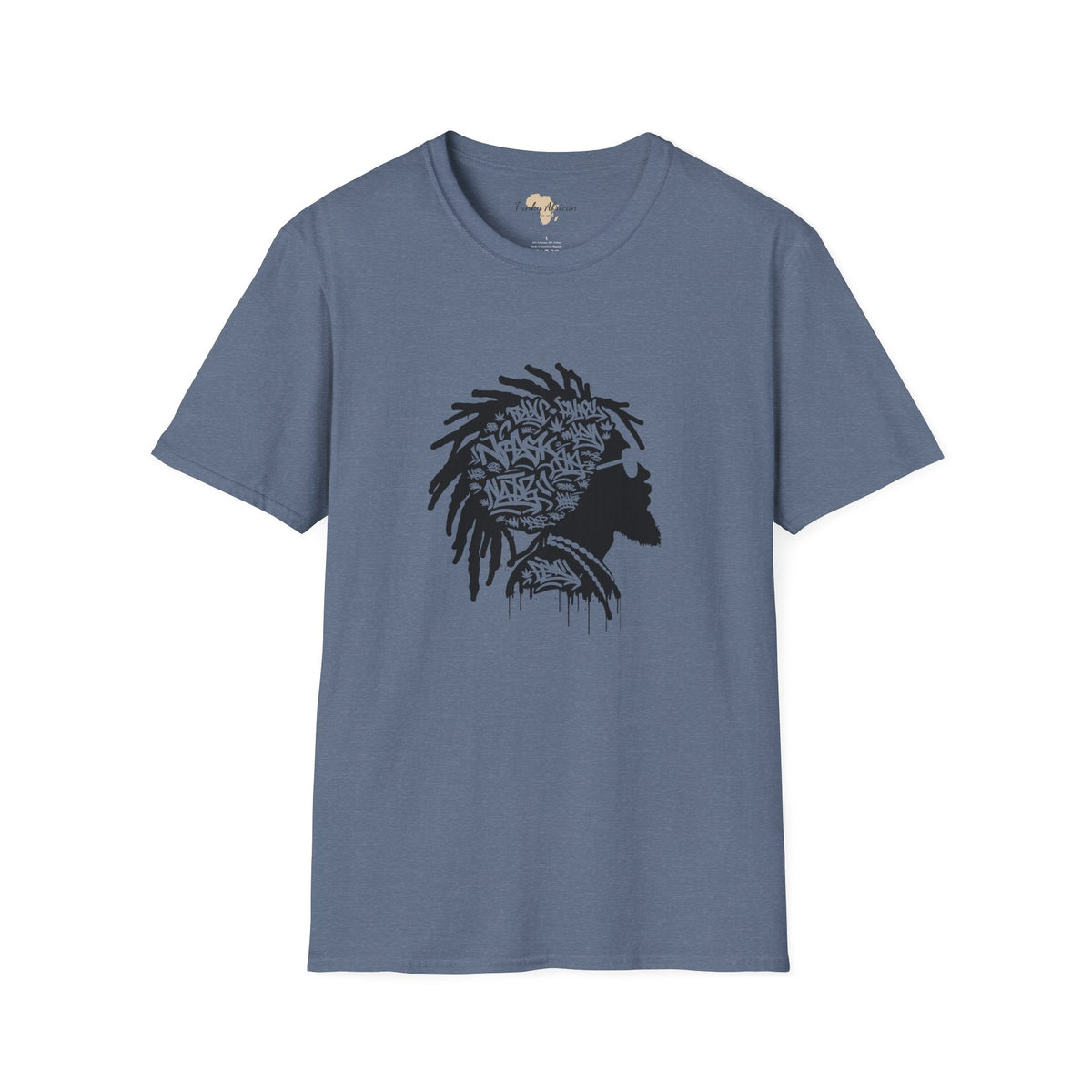 Funky graffiti unisex softstyle tee Funky African