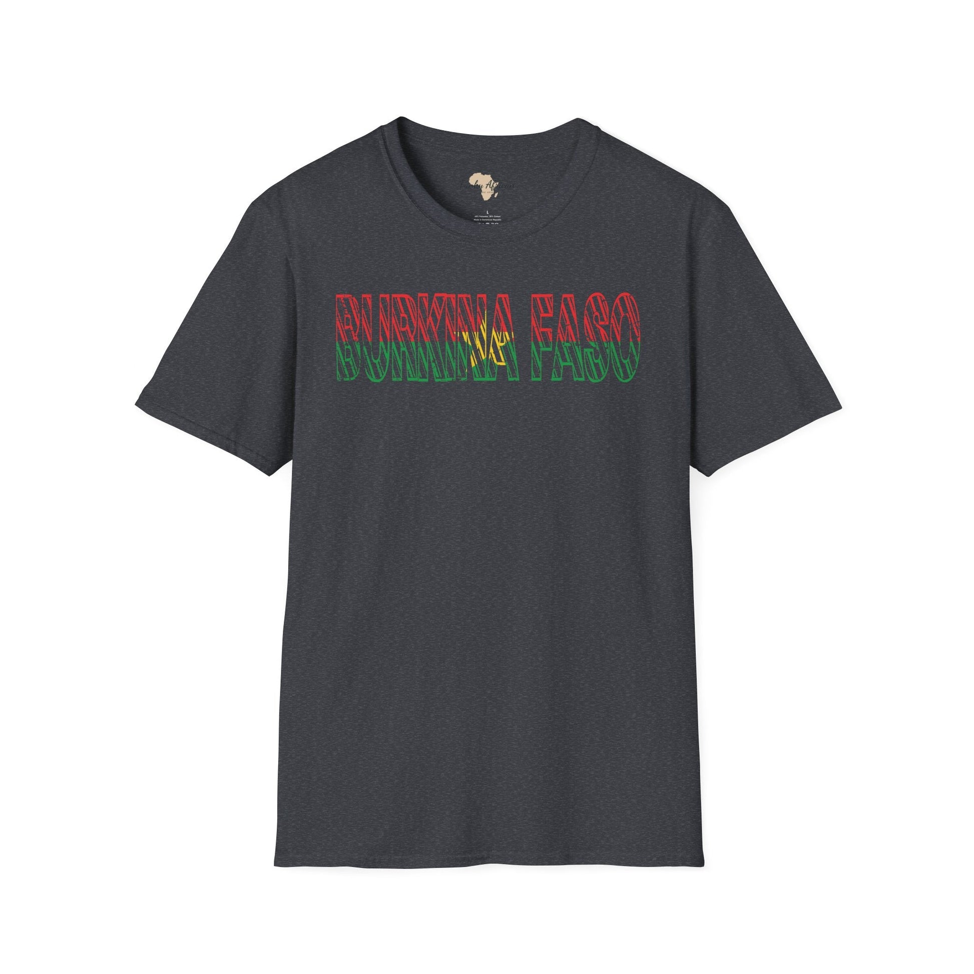 Burkina Faso text unisex softstyle tee Funky African