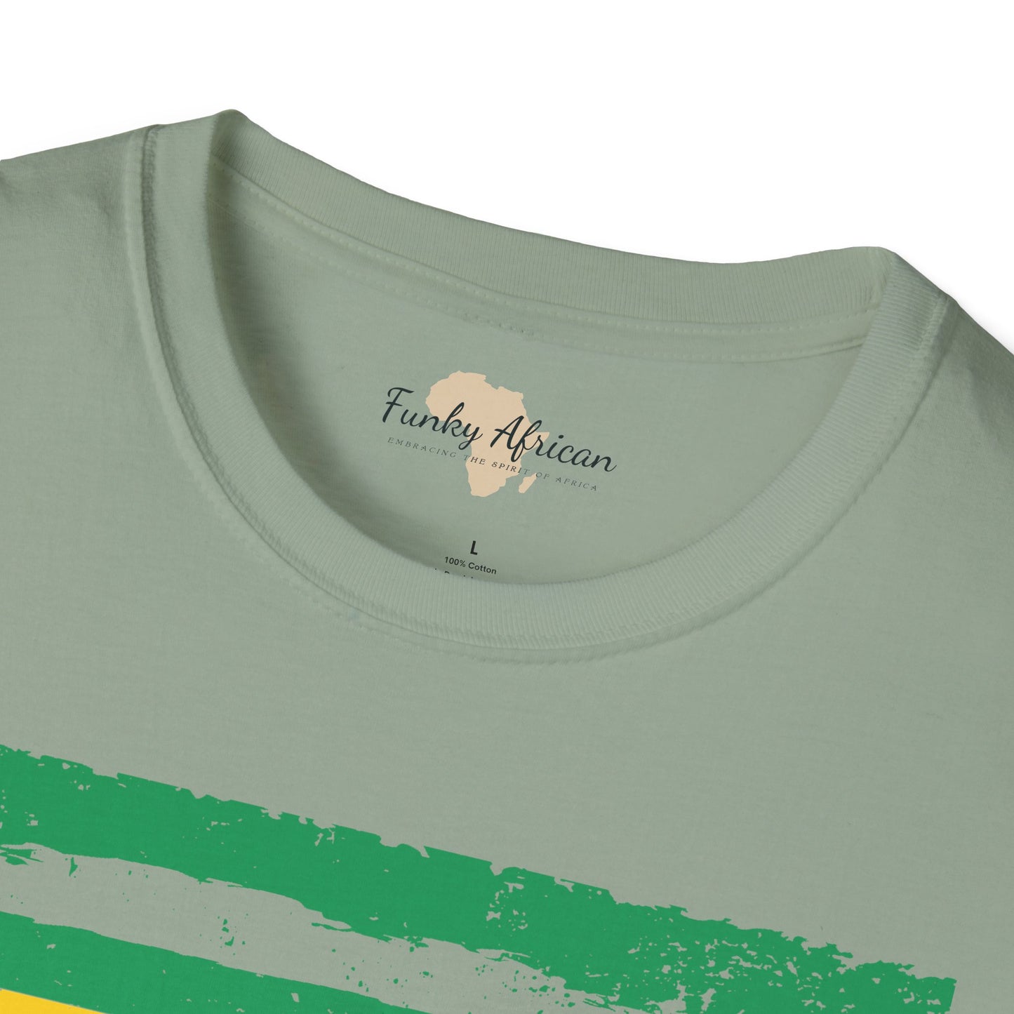 Gabon strip unisex softstyle tee