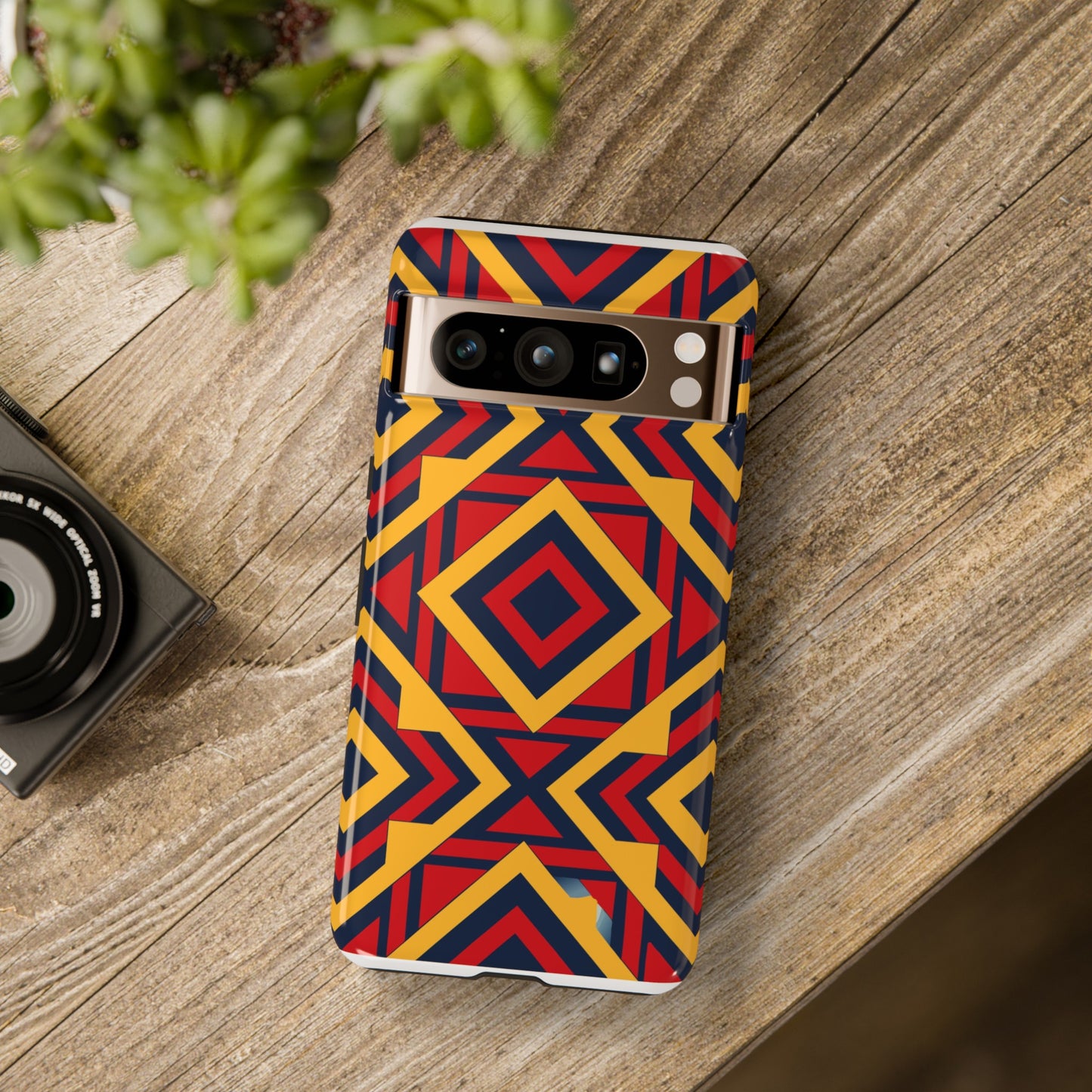 African Print Google Pixel Tough Cases