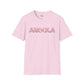 Angola text unisex softstyle tee Funky African