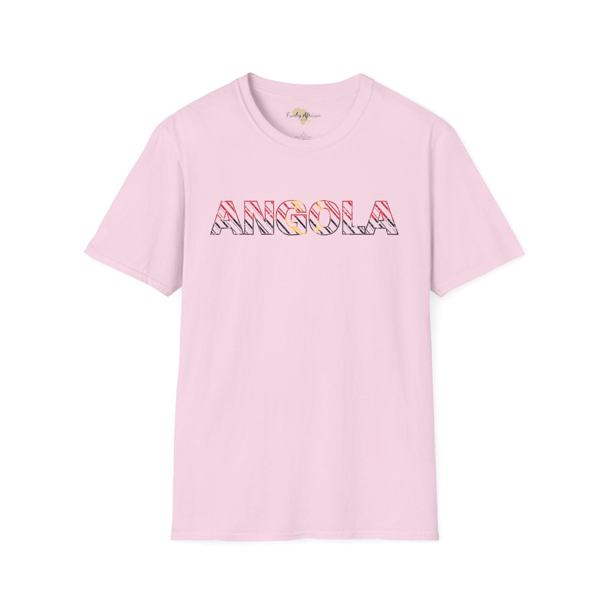 Angola text unisex softstyle tee Funky African