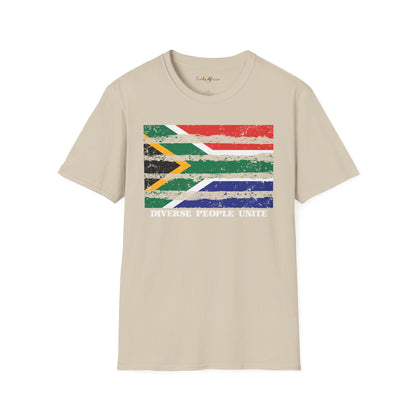 South Africa strip unisex softstyle tee