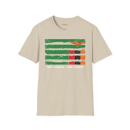 Zambia strip unisex softstyle tee