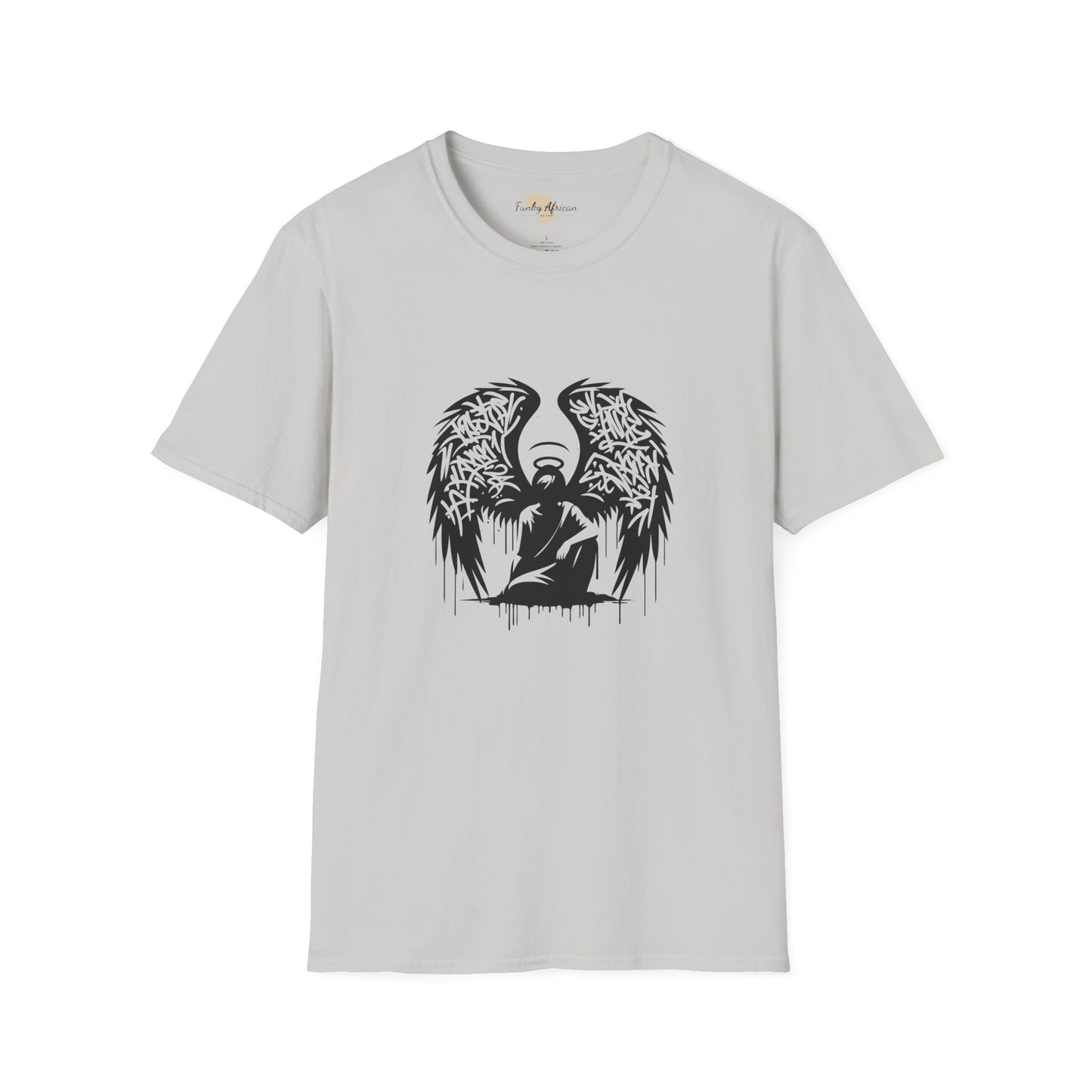 Angel graffiti unisex softstyle tee