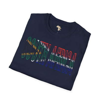 South African text unisex softstyle tee