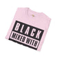 Black mixed with black unisex softstyle tee Funky African