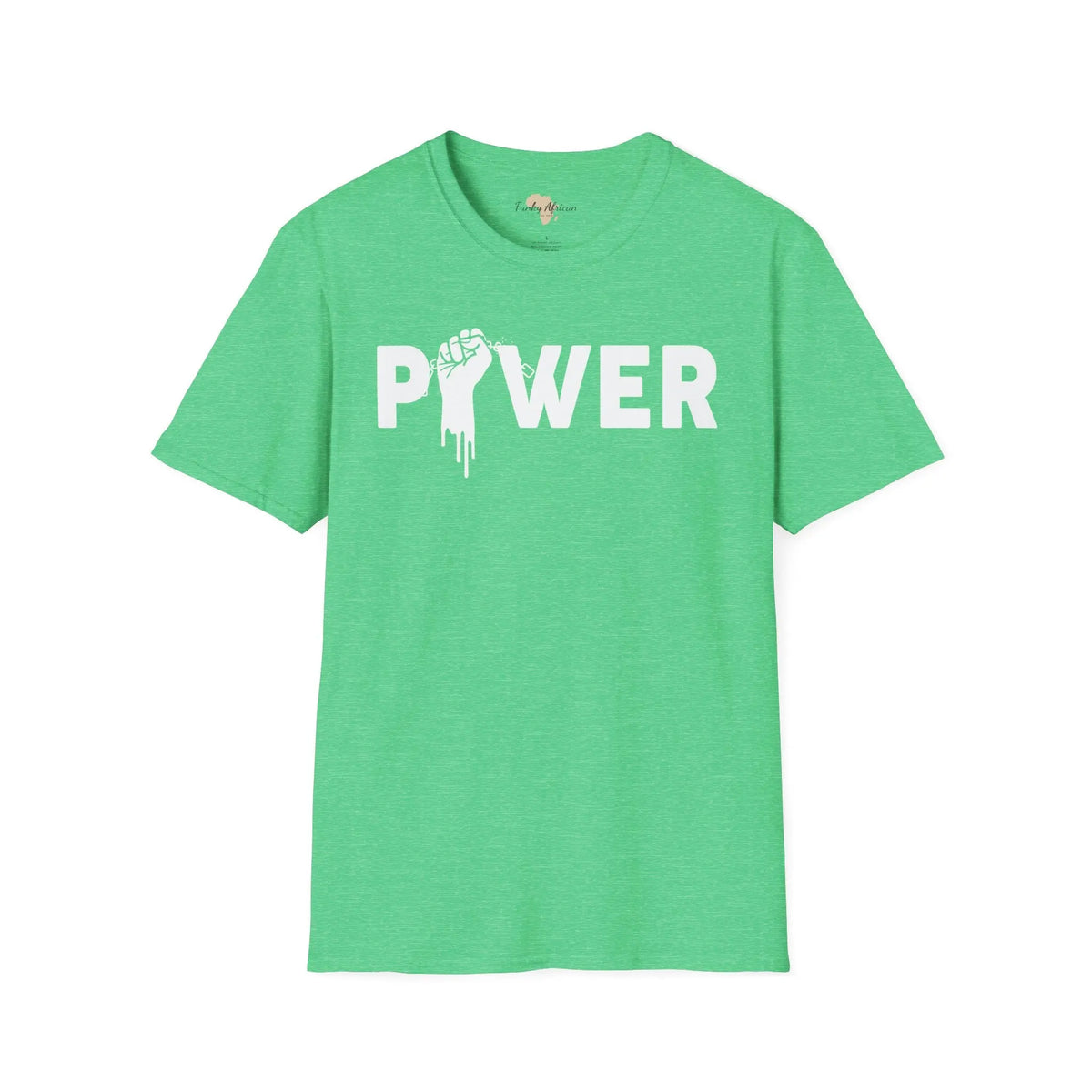 Power unisex softstyle tee Funky African