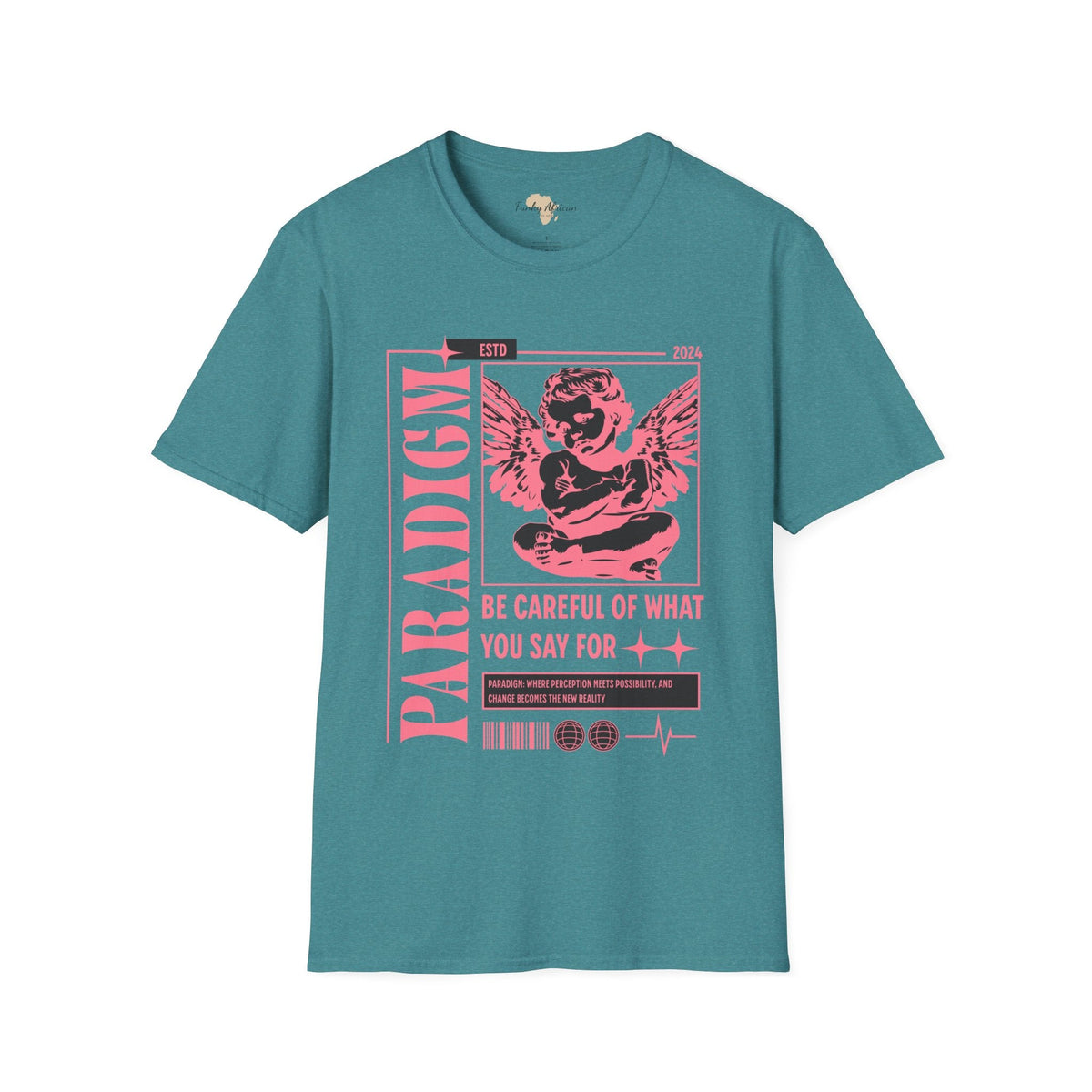 Paradigm unisex softstyle tee Funky African