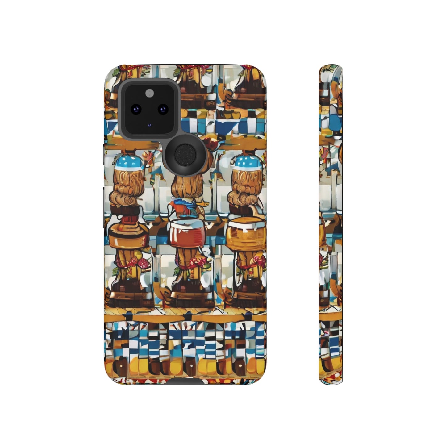 African Print Google Pixel Tough Cases