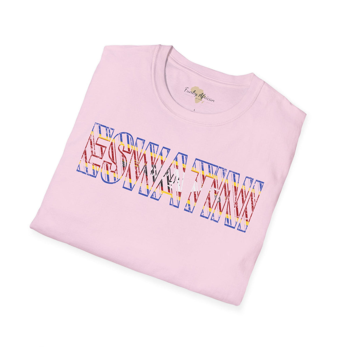 Eswatini text unisex softstyle tee Funky African
